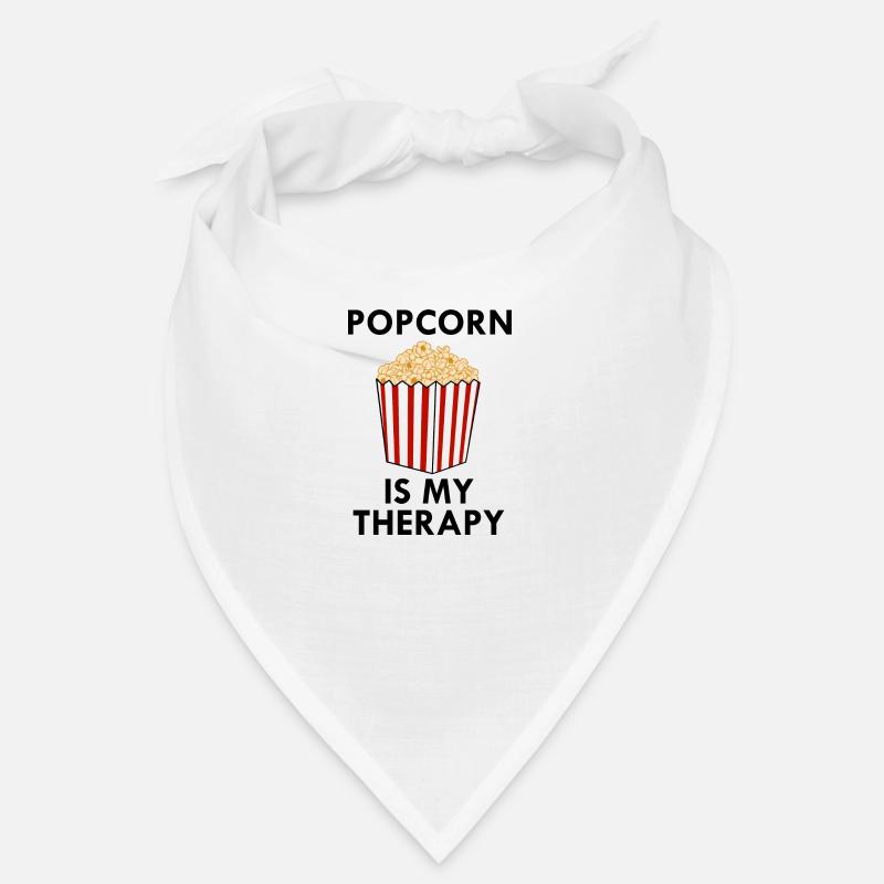 Popcorn as Therapy Citation ironique Manger du Bandana