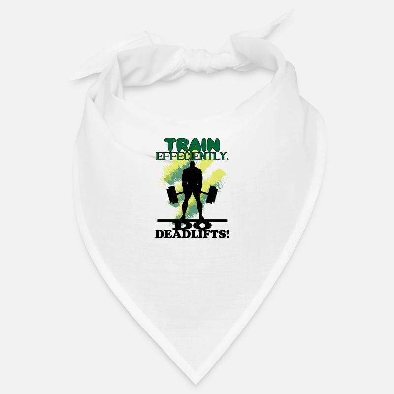 Train Efficiently Workout Powerlifter Gym Bandana