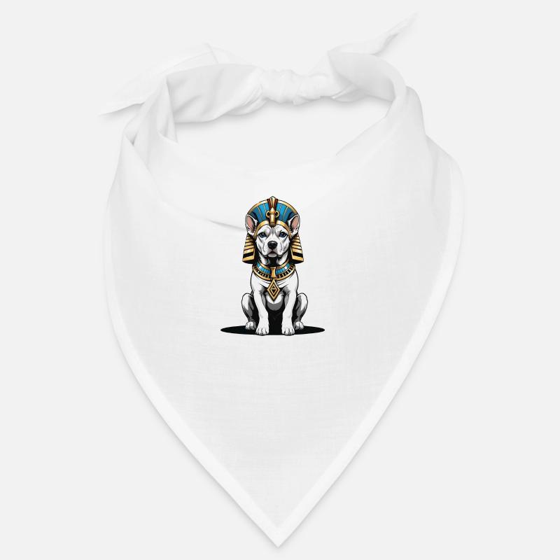 Chien Pharaon Chien Égypte Pyramide Cadeau Bandana