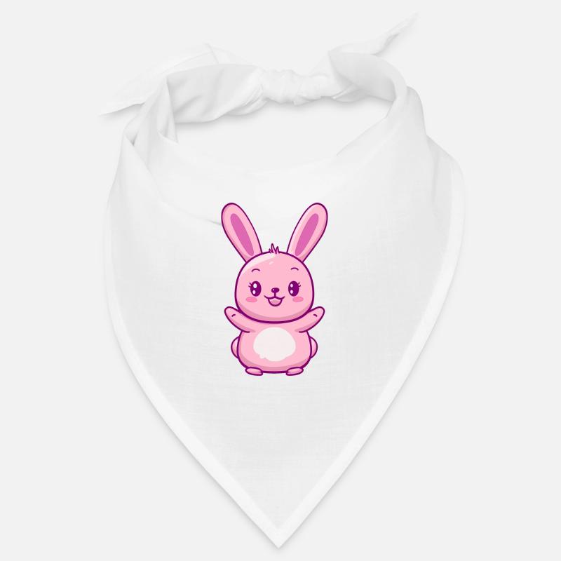 Lapin content, lapin heureux Bandana
