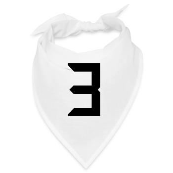 3 JAHRE. 3. JUBILÄUM. GEBURTSTAG 3 JAHRE. 3 - Bandana - Weiß - Vorne