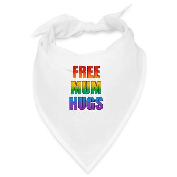 Kostenlose Mama umarmt Pride - Bandana - Weiß - Vorne