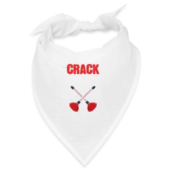 Crack Hills Installateur Gift - Bandana - Weiß - Vorne