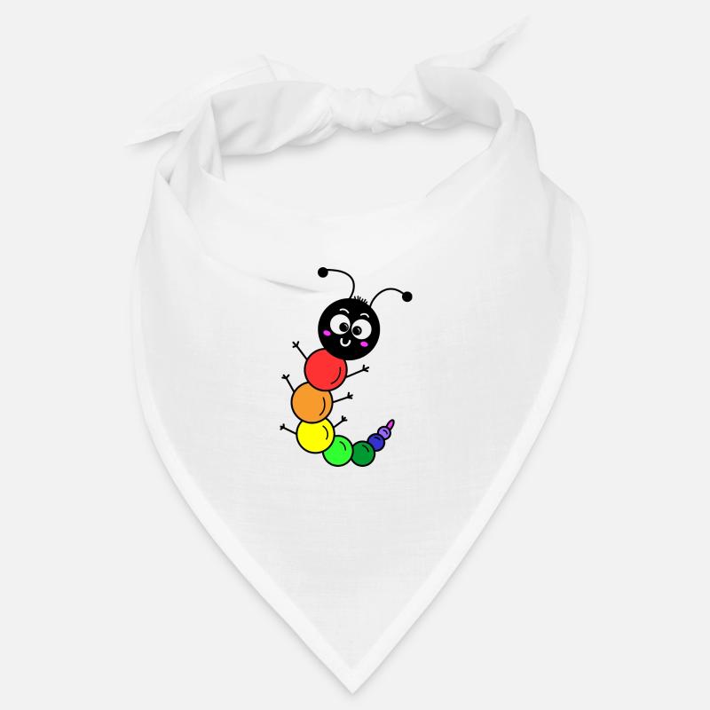 Regenbogen Raupe Bandana