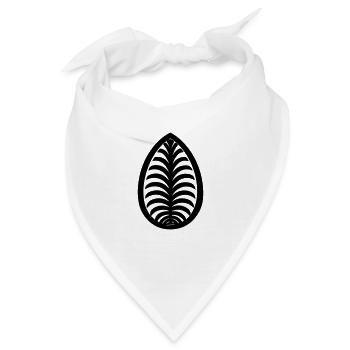 Osterei - Bandana - Weiß - Vorne