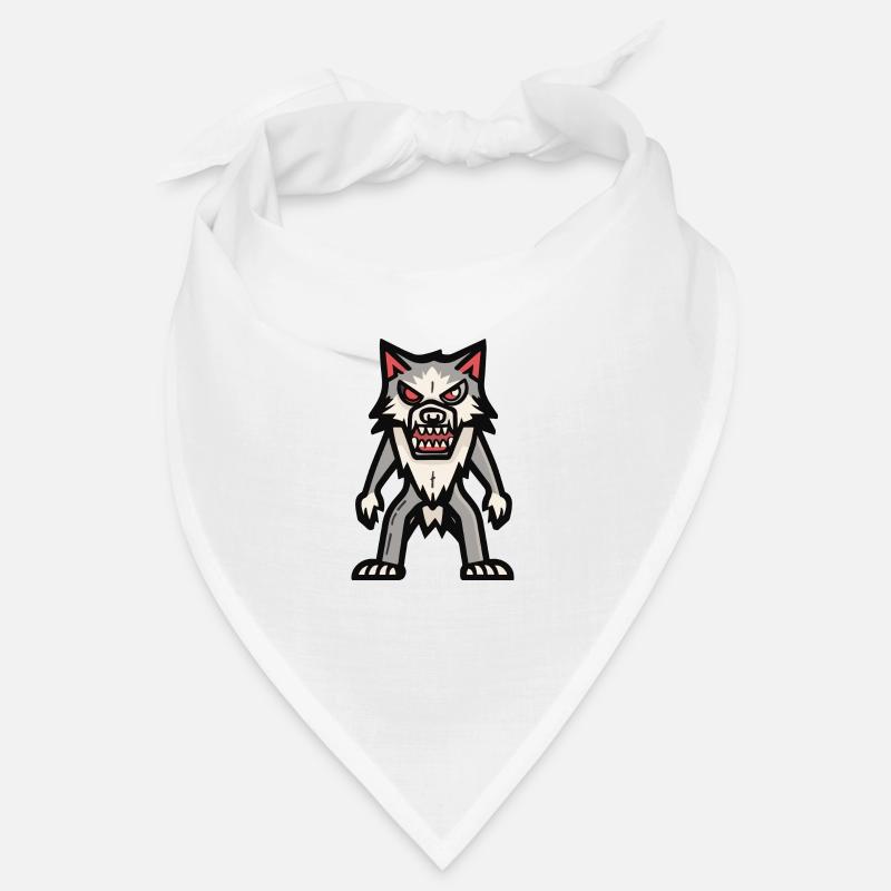 Loup Halloween Bande Dessinée Bandana