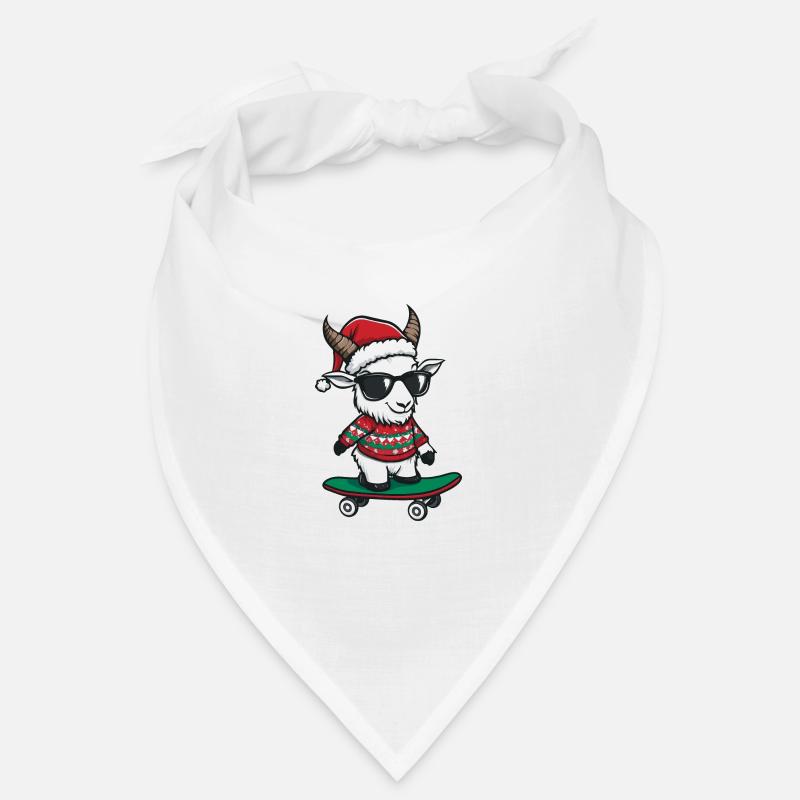 Chèvre de montagne Noël drôle Bandana