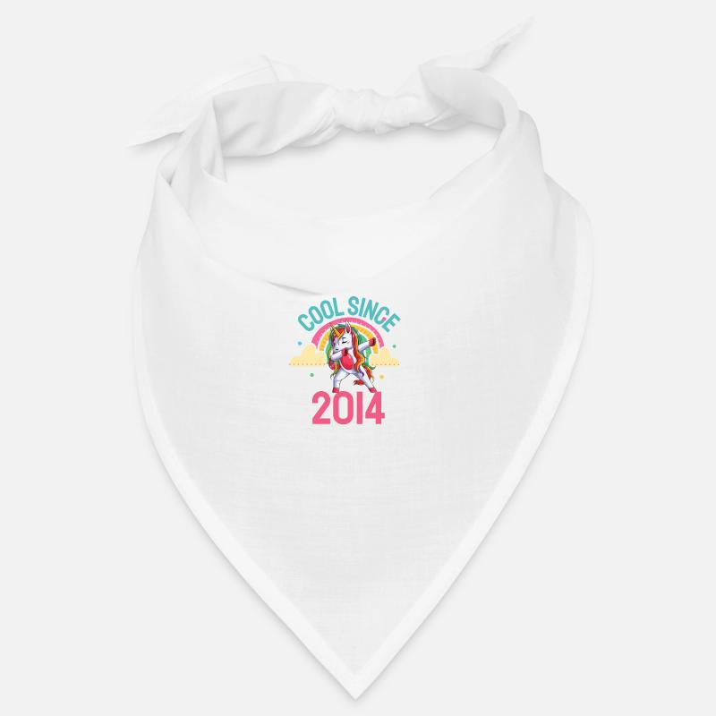 Cool since 2014 Dabbing Unicorn 8th birthday Bandana