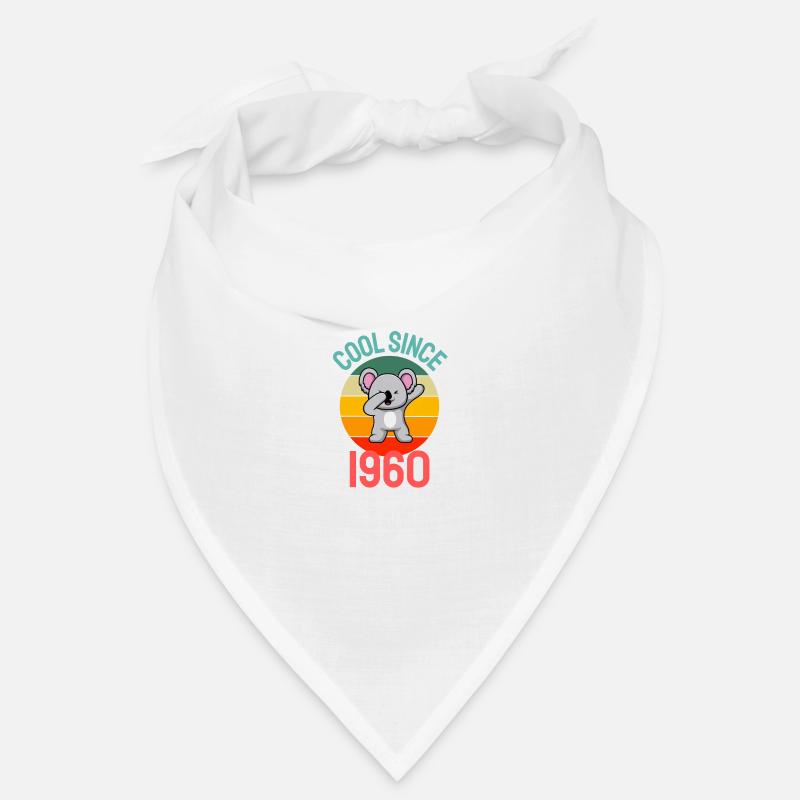 Cool seit 1960 Retro Dabbing Koala 63. Geburtstag Bandana