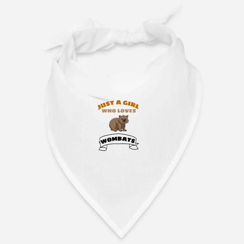 Nur ein Mädchen das Wombats liebt Zoo Tier Wombat Bandana