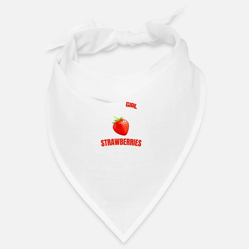 Erdbeer Liebhaber Mädchen Geschenk Erdbeere Bandana