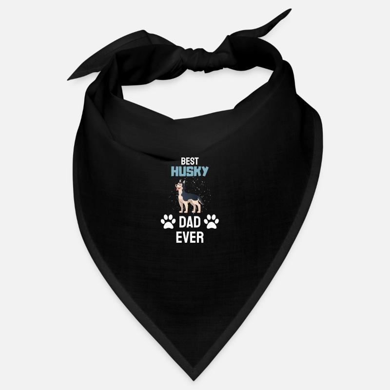 Hundepfote Hunde Papa Vatertag Geschenk Husky Bandana
