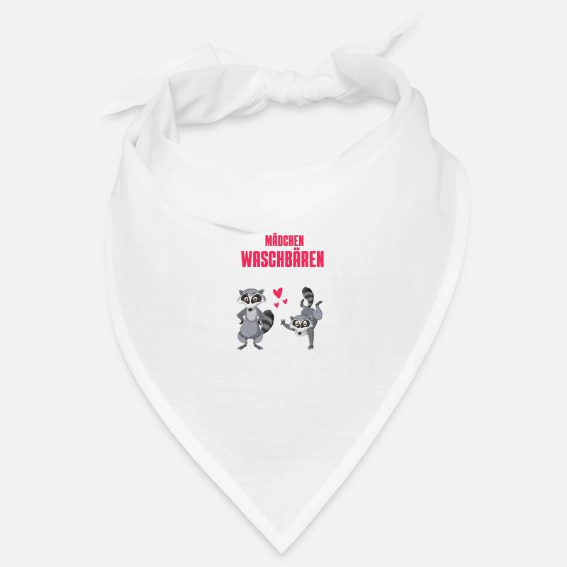 Wald Tier Trash Panda Mädchen Geschenk Waschbär Bandana