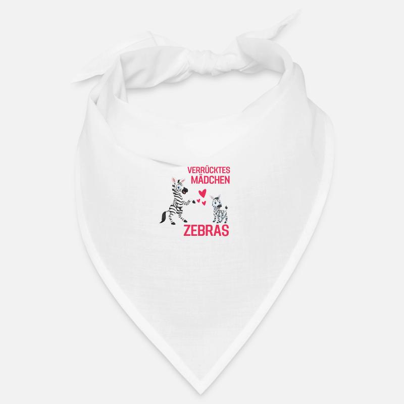 Zebra Mädchen Afrika Tier Geschenk Zebra Bandana