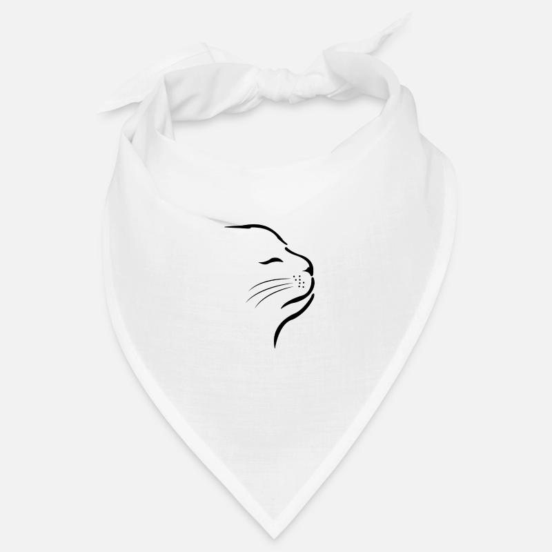 Cat Cats - Bandana - white