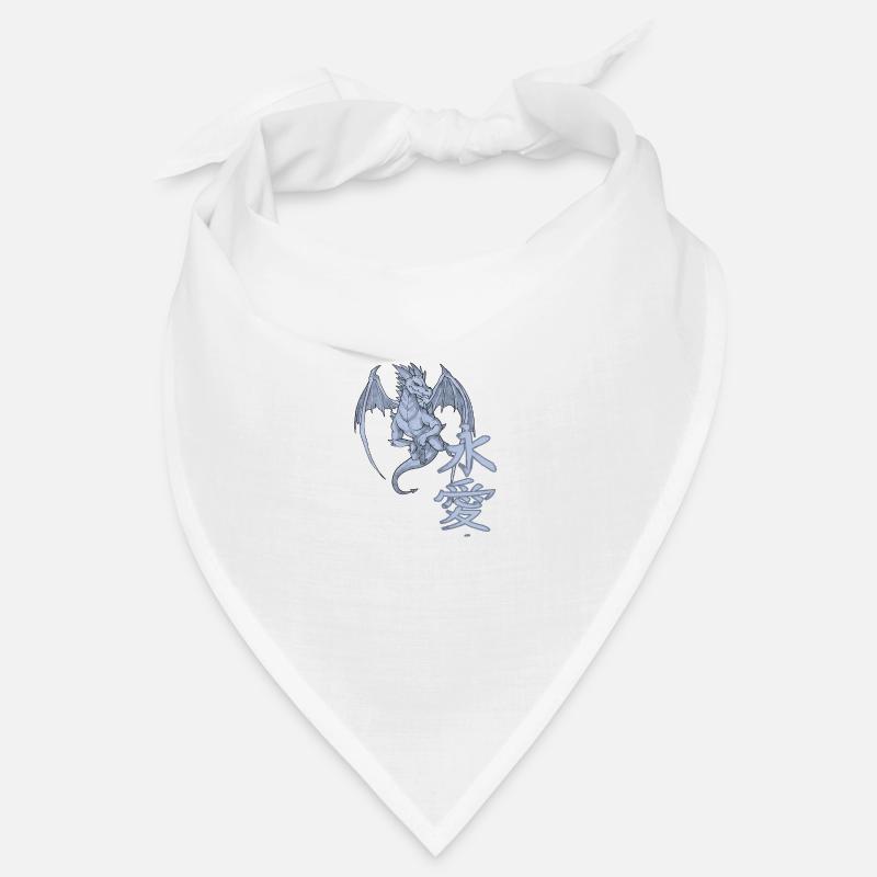 Caractères japonais du dragon Bandana