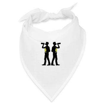 Trinker Bier - Bandana - Weiß - Vorne