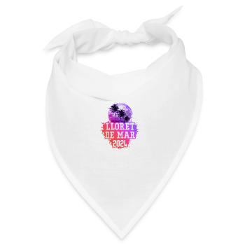 Lloret De Mar 2024 Palmen - Bandana - Weiß - Vorne