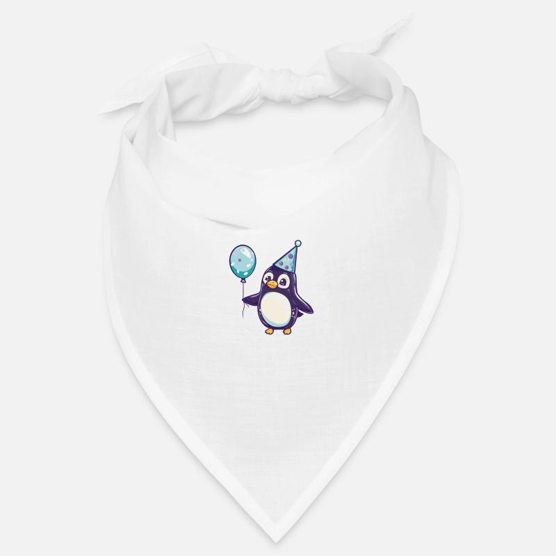 Pinguin Geburtstag Comic Bandana
