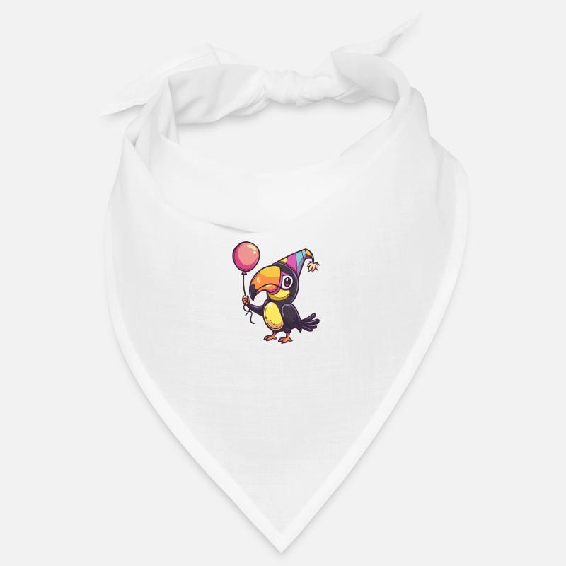 Toucan oiseau anniversaire bande dessinée Bandana