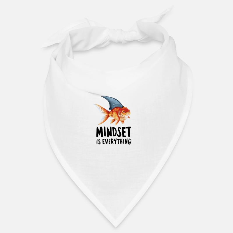 Mindset Ist Alles, Goldfisch Mit Haiflosse Bandana