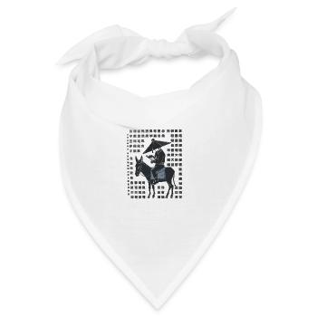 Traditionelle Weisheit und Gelassenheit im Alltag - Bandana - Weiß - Vorne
