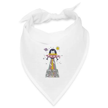 KADUKTION. Meine Katze ist ein Außerirdischer! - Bandana - Weiß - Vorne