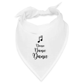 dance dance dance - Zouk Kizomba T-Shirt - Bandana - Weiß - Vorne