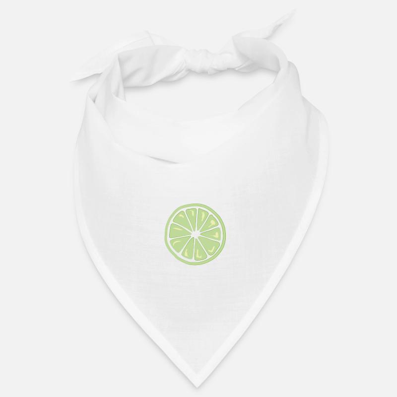 Früchtchen - Limette - Bandana - Weiß