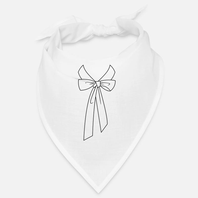 Shirt collar with bow Bandana