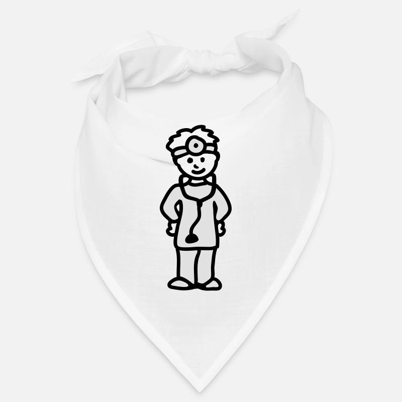 Arzt - Bandana - Weiß