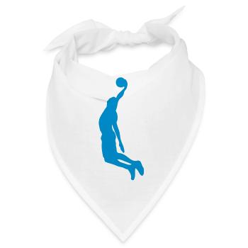 Basketball Dunk Spieler3 - Bandana - Weiß - Vorne