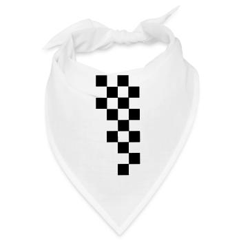 RACING FLAG - Bandana - Weiß - Vorne