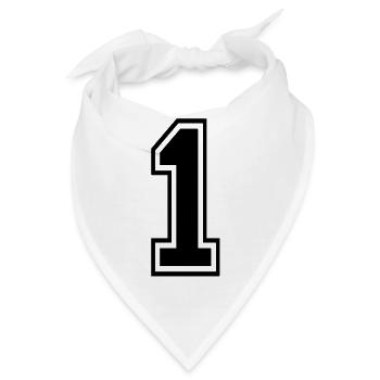 1 - Bandana - Weiß - Vorne