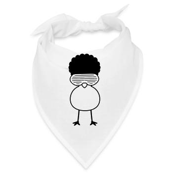 Funky Chick - Bandana - Weiß - Vorne