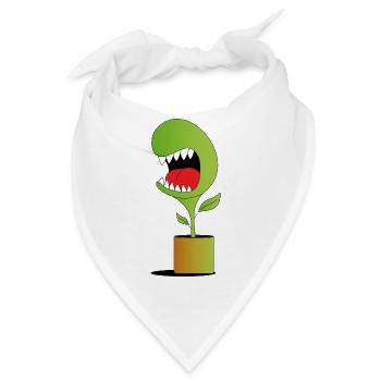 pflanze - Bandana - Weiß - Vorne