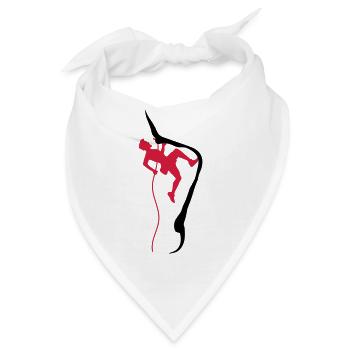 Klettern seil bergsteiger - Bandana - Weiß - Vorne