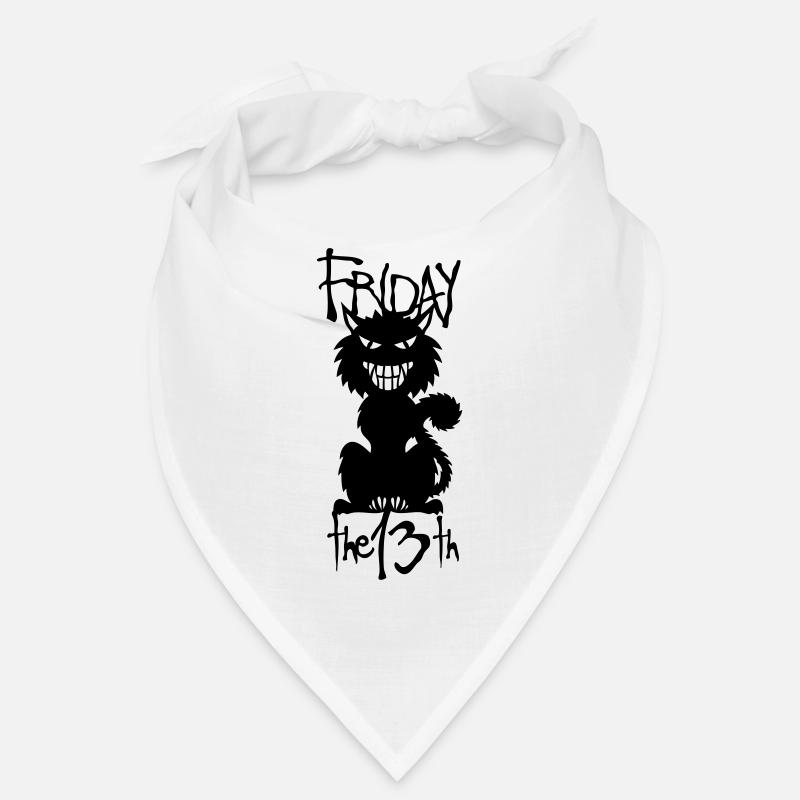 chat noir cat mechant friday 13 Bandana