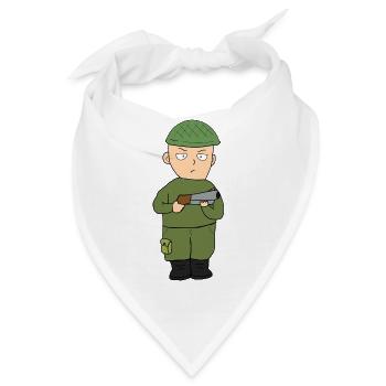 JanneMasa-Logo - Bandana - Weiß - Vorne