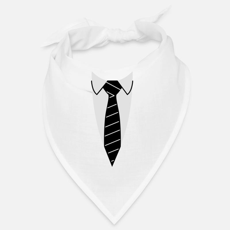 Krawatte - Bandana - Weiß