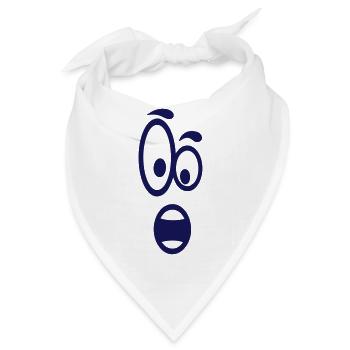 Figur und 9 - Bandana - Weiß - Vorne