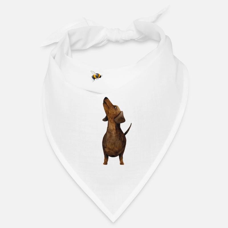 Teckel avec bourdon - le plus doux cadeau de teckel jamais ! Bandana