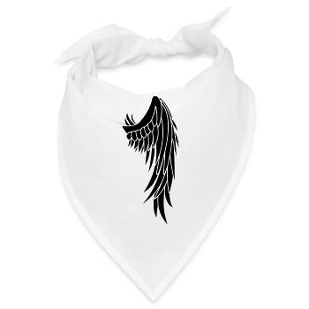 Engelsflügel - Bandana - Weiß - Vorne