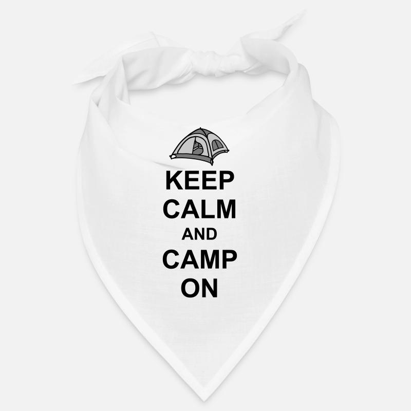 Keep Calm Camp On Bandana