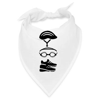 triathlon - Bandana - Weiß - Vorne