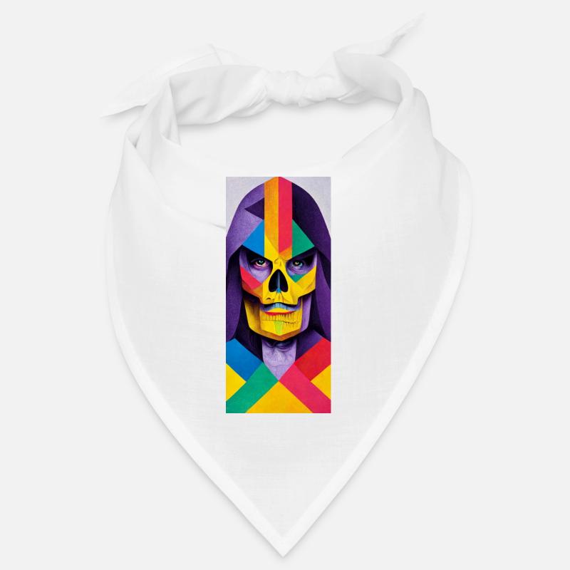 Skeletor geometric head Bandana
