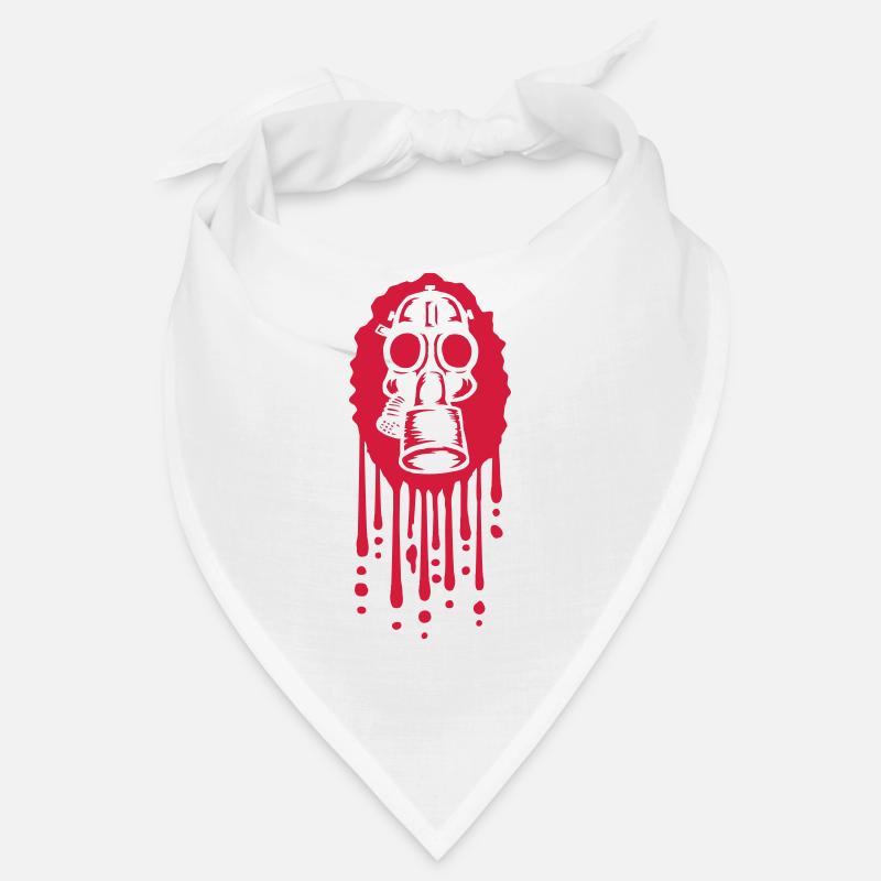 Drops Gas Mask Retro Filter Bandana