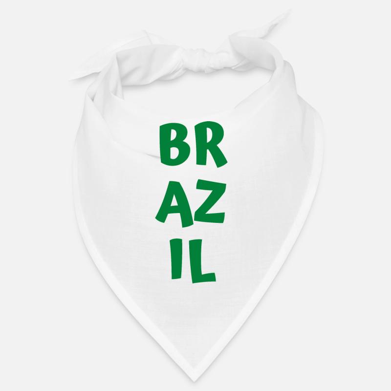 Brésil - Bandana - blanc