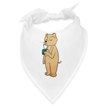 Trinkpäckchen - Bandana - Weiß - Vorne