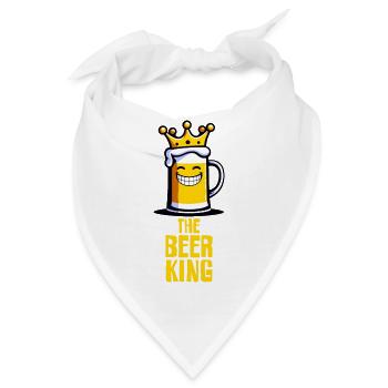 Der Bierkönig - Bandana - Weiß - Vorne